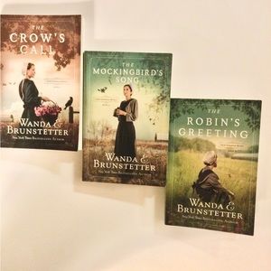 Three Books from the “Amish Greenhouse Mystery “. Author Wanda E Brunstetter